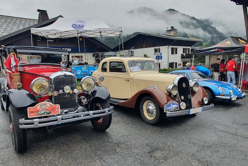 Sortie 13ème Rétromobile de Praz sur Arly dimanche 24 août 2025